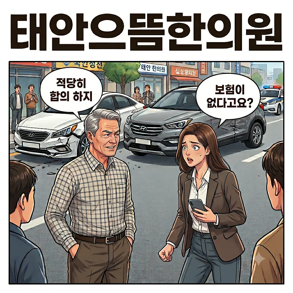 태안 자동차 사고가 났는데, 보험이 없다고요? (무보험 사고 처리 A to Z)