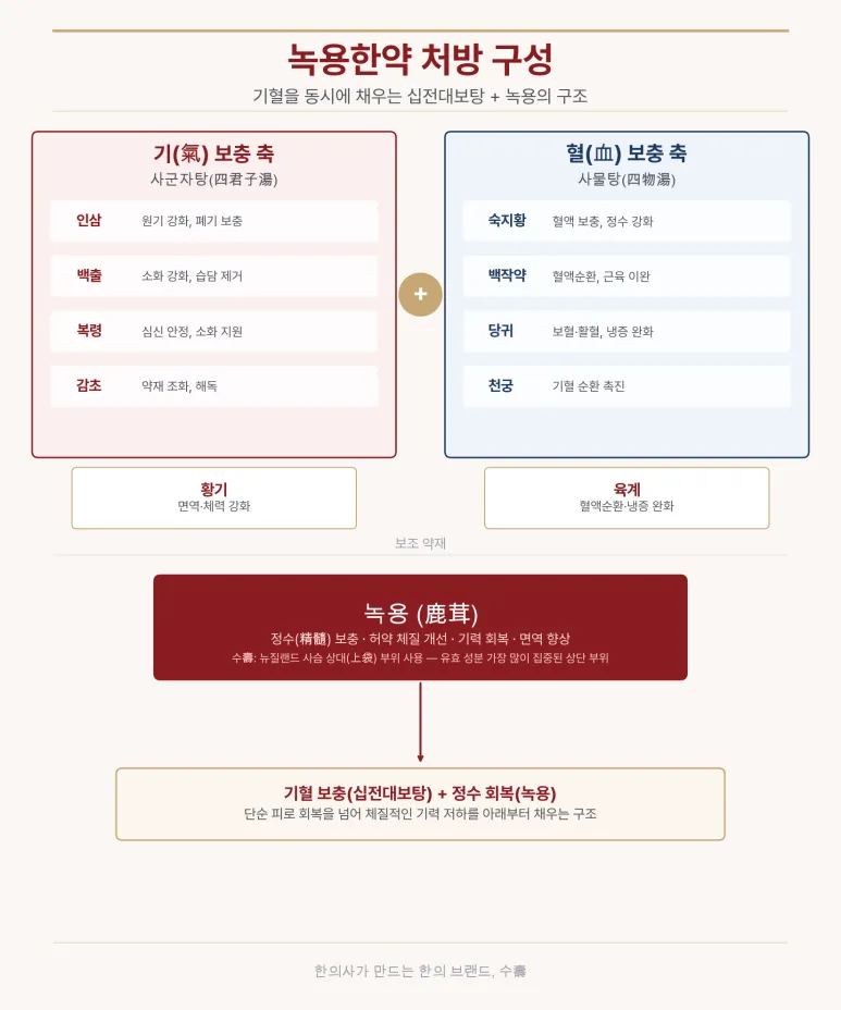 녹용한약 복용 가이드 | 기혈을 동시에 채우는 처방, 얼마나 먹어야 달라지나요