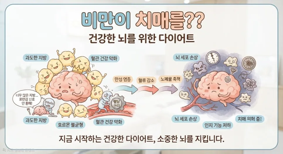 치매 원인에 비만이 있다? 우리가 다이어트를 해야 하는 진짜 이유