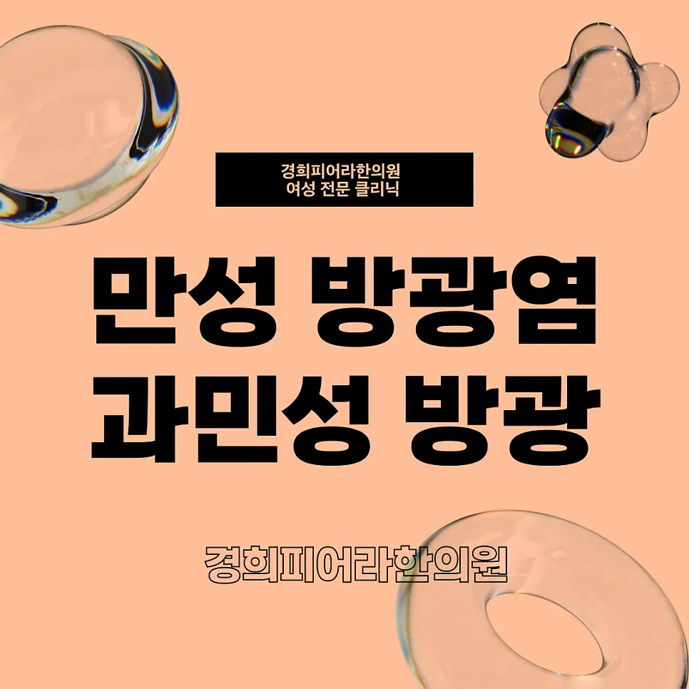 세종시 만성방광염 과민성방광 빈뇨 야뇨 요실금 한의원