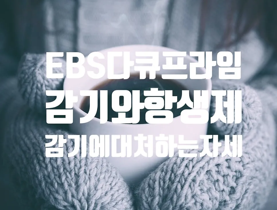 EBS다큐프라임 감기 , 감기에 대처하는 자세에 대해