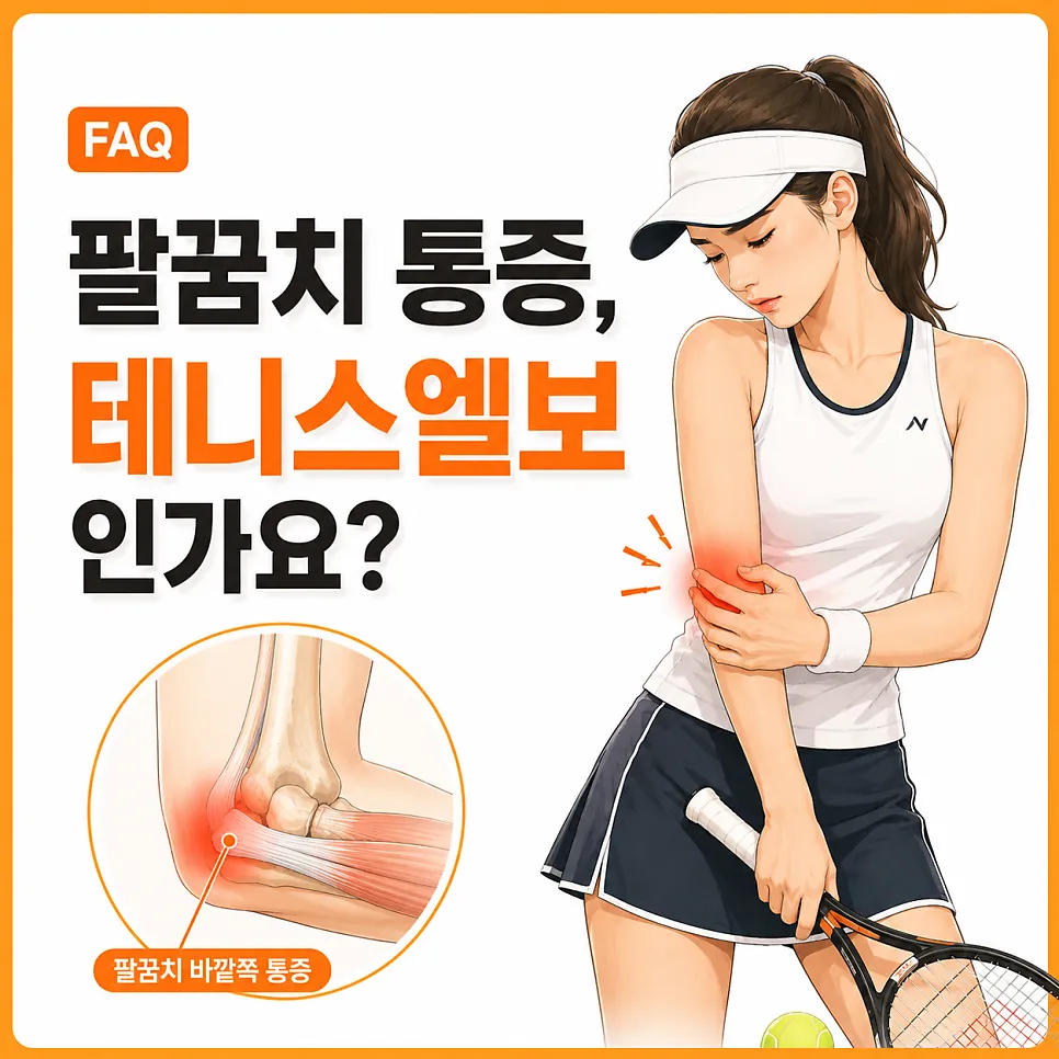팔꿈치 통증, 테니스엘보일까요?