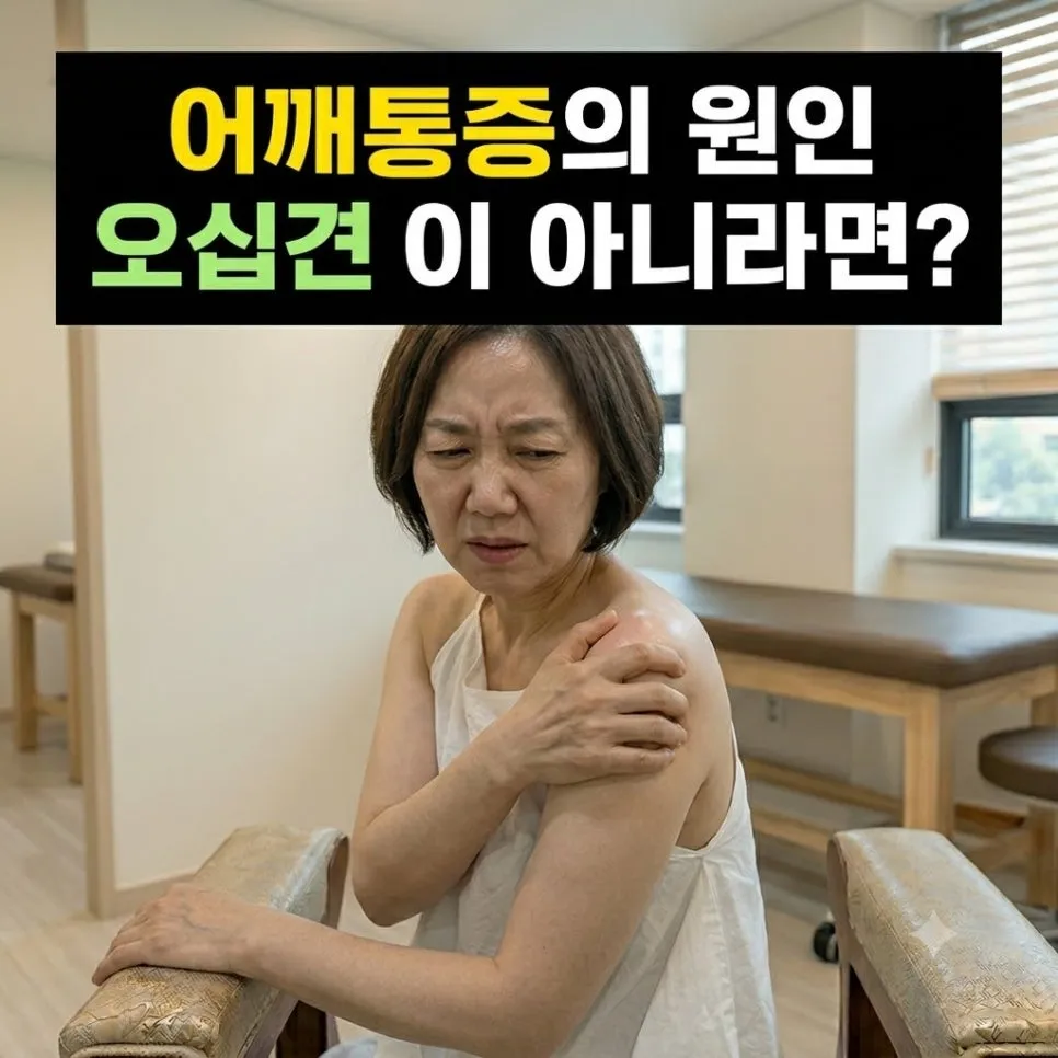 남부터미널 한의원 야간통의 주범이 오십견이 아니라면?
