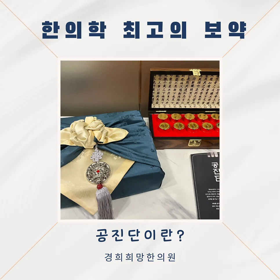 [안양한의원] 공진단 한의원 공진단의 효과