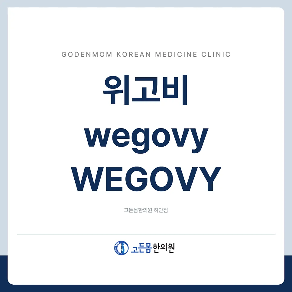 [고든몸한의원 하단점] 사하구위고비 처방전 알아두기