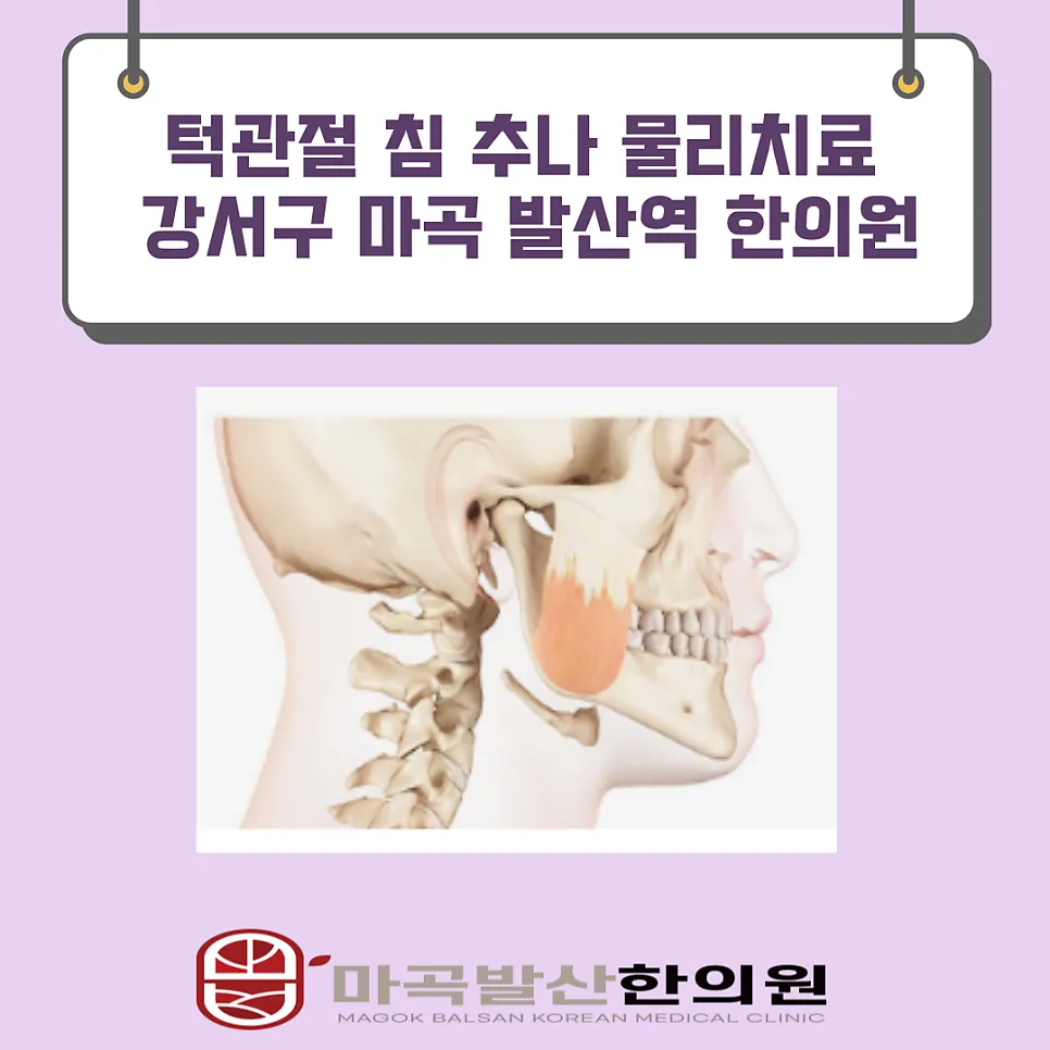 턱관절 침 추나 물리치료 강서구 마곡 발산역 한의원