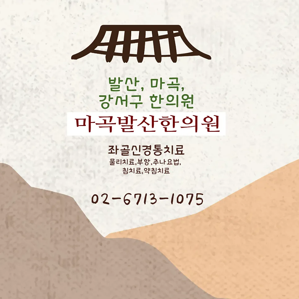 강서구 야간진료 한의원 좌골신경통 약침 추나