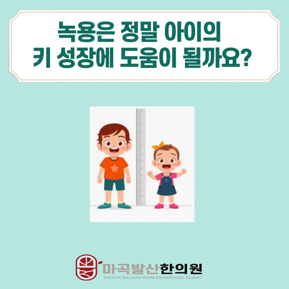 녹용은 정말 아이의 키 성장에 도움이 될까요?