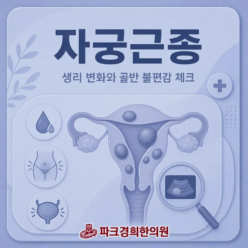 극심한 생리통의 춘천 자궁근종 치료 한의원
