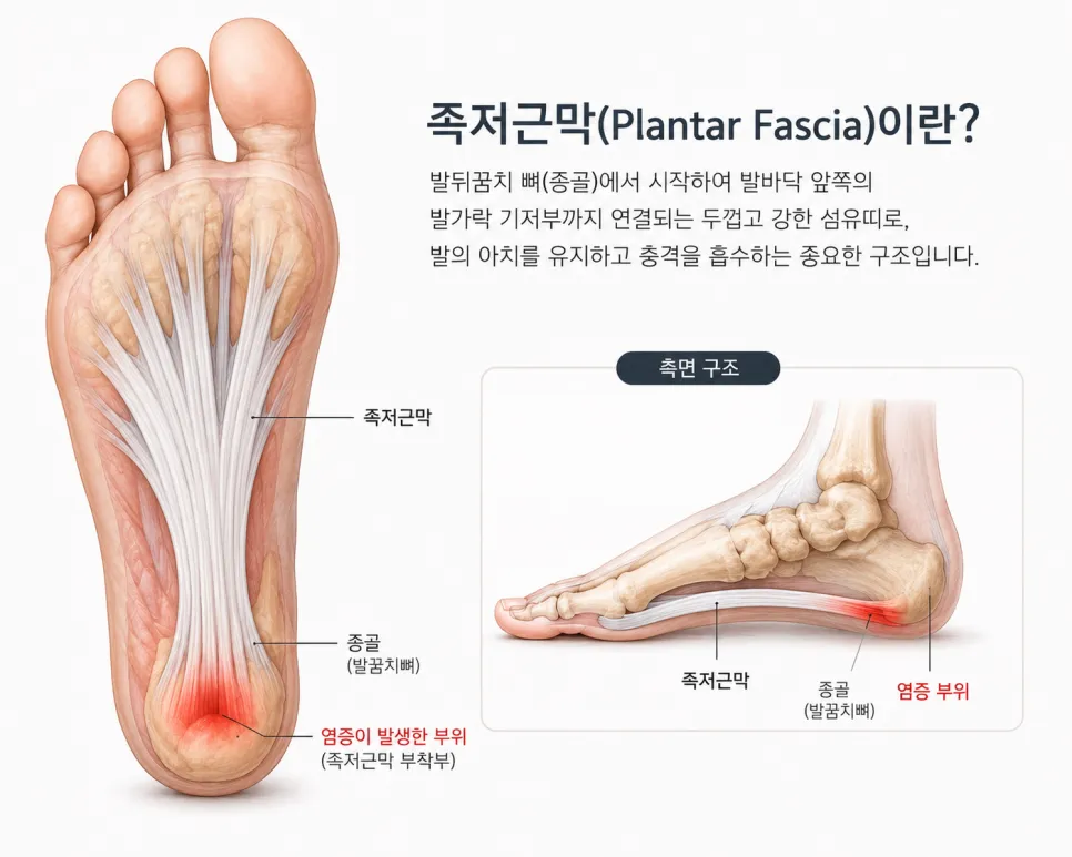 족저근막염 치료할 수 있나요?