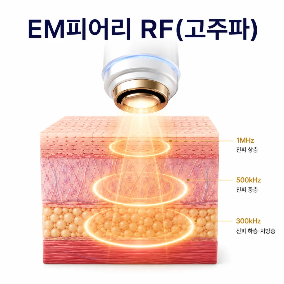 EM피어리 RF(고주파) 효과, 피부층별 맞춤 관리의 시작