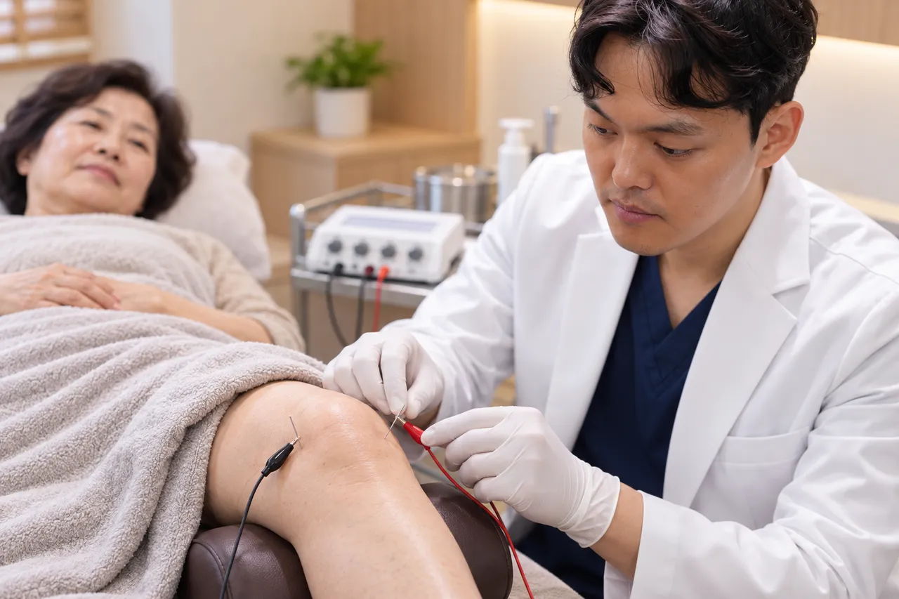 춘천-무릎관절염-한의원-전침-연구로-본-통증-변화와-한약치료_04_진료.png