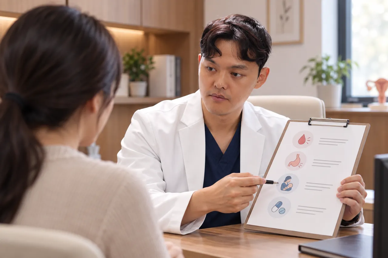 춘천_유산_후_출혈_파크경희한의원_몸과_마음의_한약치료_방향_04_진료.png